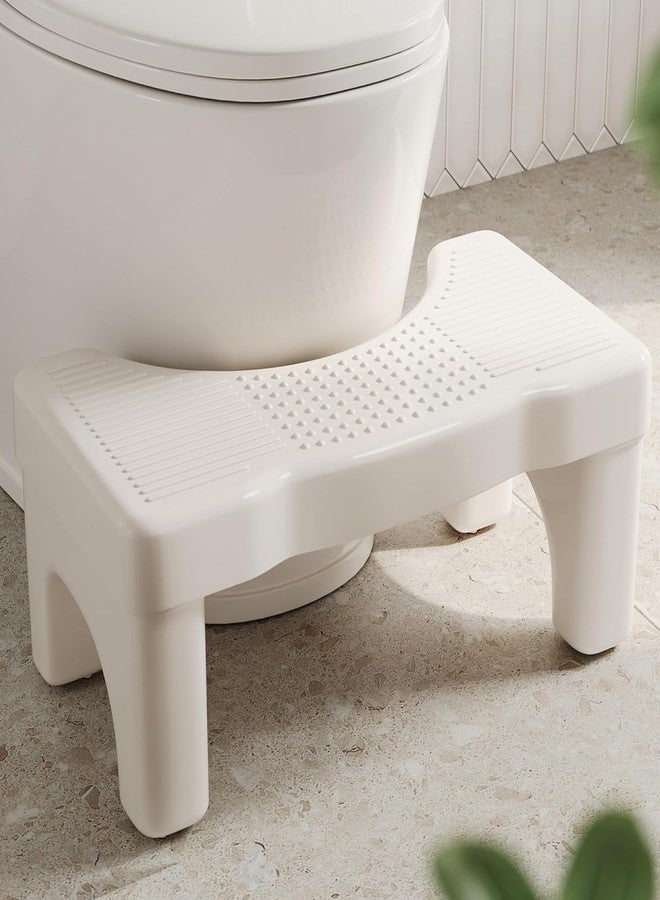 Glowick Non-Slip Toilet Squat Stool Pooping Foot Step Stool Squatting Toilet Stool Poop Stool Sturdy Potty Stool for Adults Seniors Kids (1Pcs) - Image 1