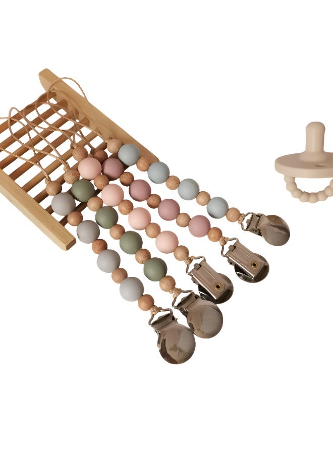 Bambimici-Teething Clips - Rainbow - Image 2