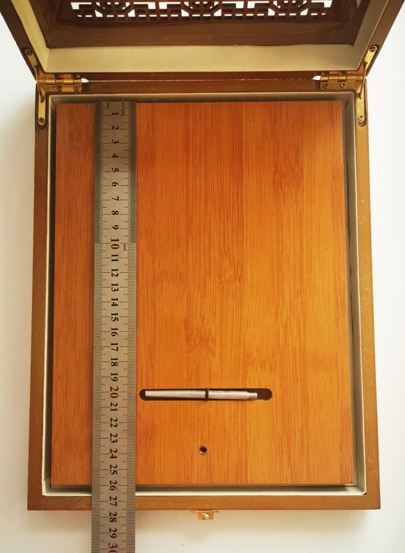 GEX Wooden Award Plaque with Metal Plate - Image 3