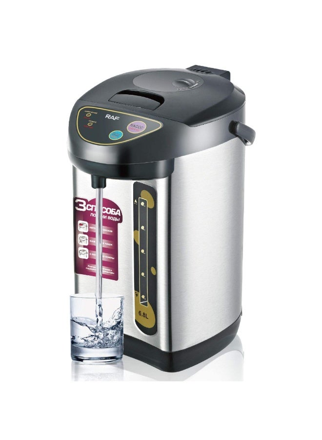 Tradeo 6.8L Thermo Pot Electric Water Boiler & Dispenser | Stainless Steel Kettle | 750W Fast Heating | 3 Temperature Modes | Energy-Saving Hot Water Machine for Home & Office - Image 1