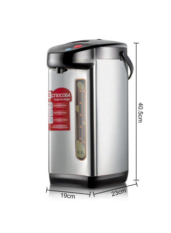 Tradeo 6.8L Thermo Pot Electric Water Boiler & Dispenser | Stainless Steel Kettle | 750W Fast Heating | 3 Temperature Modes | Energy-Saving Hot Water Machine for Home & Office - Image 3