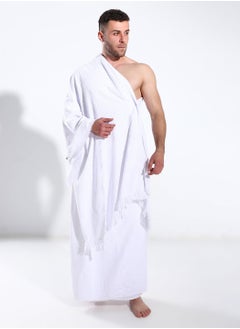 COTTONIL Men's Ihram Towel Set Muslim Arab Mecca Hajj Clothes Pilgrimage  - Image 1