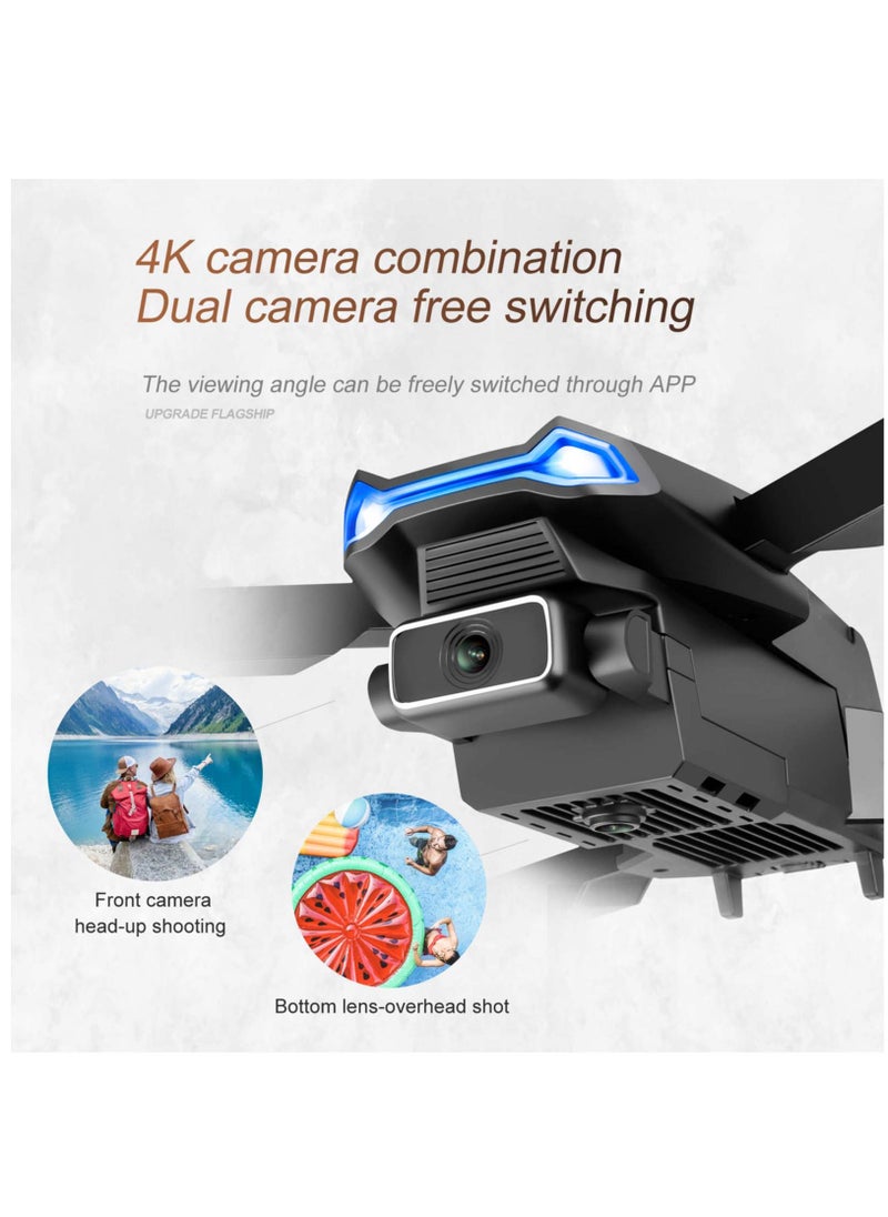 Generic - RC Drone with Camera 4K Dual Camera Drone Mini Folding Quadcopter - Image 1