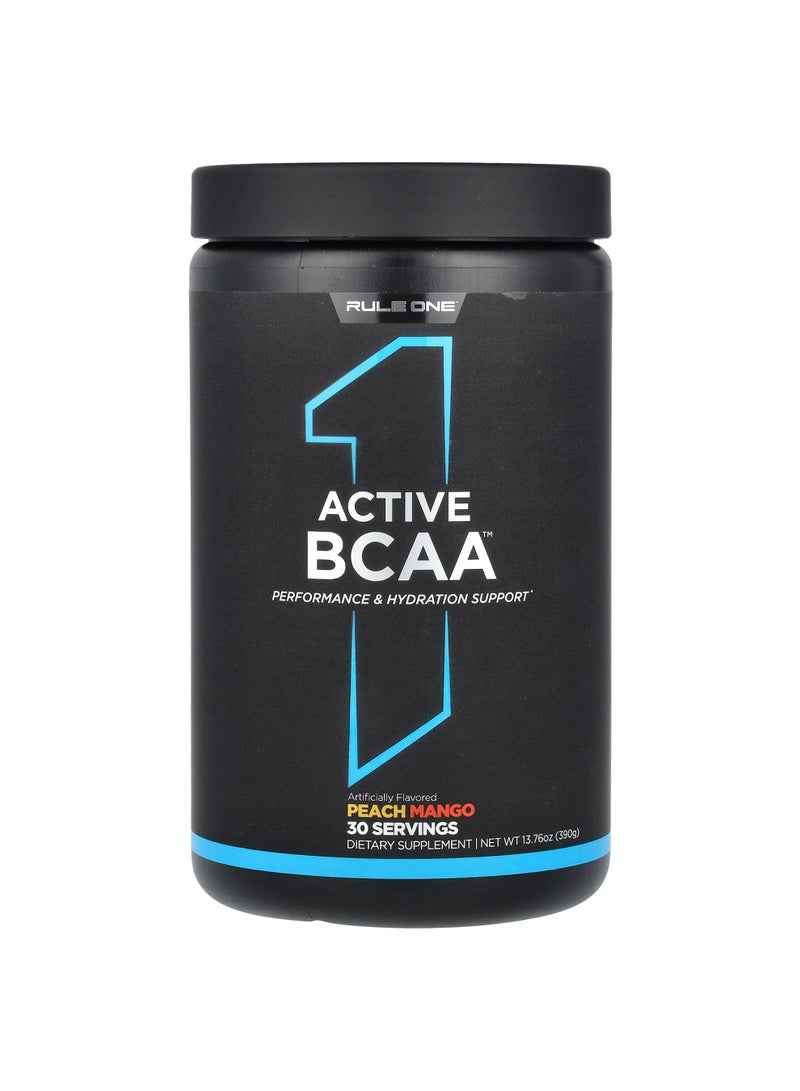 Active BCAA, Peach Mango, 13.76 oz (390 g)