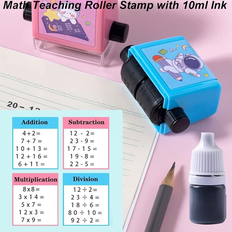 Children’s Math Training Printer – Unlimited Arithmetic Exercises Printing Machine for Kids, Learning Calculator Practice Tool with Ink Tank and Extra Ink Refill for Study & Homeschool - Image 4