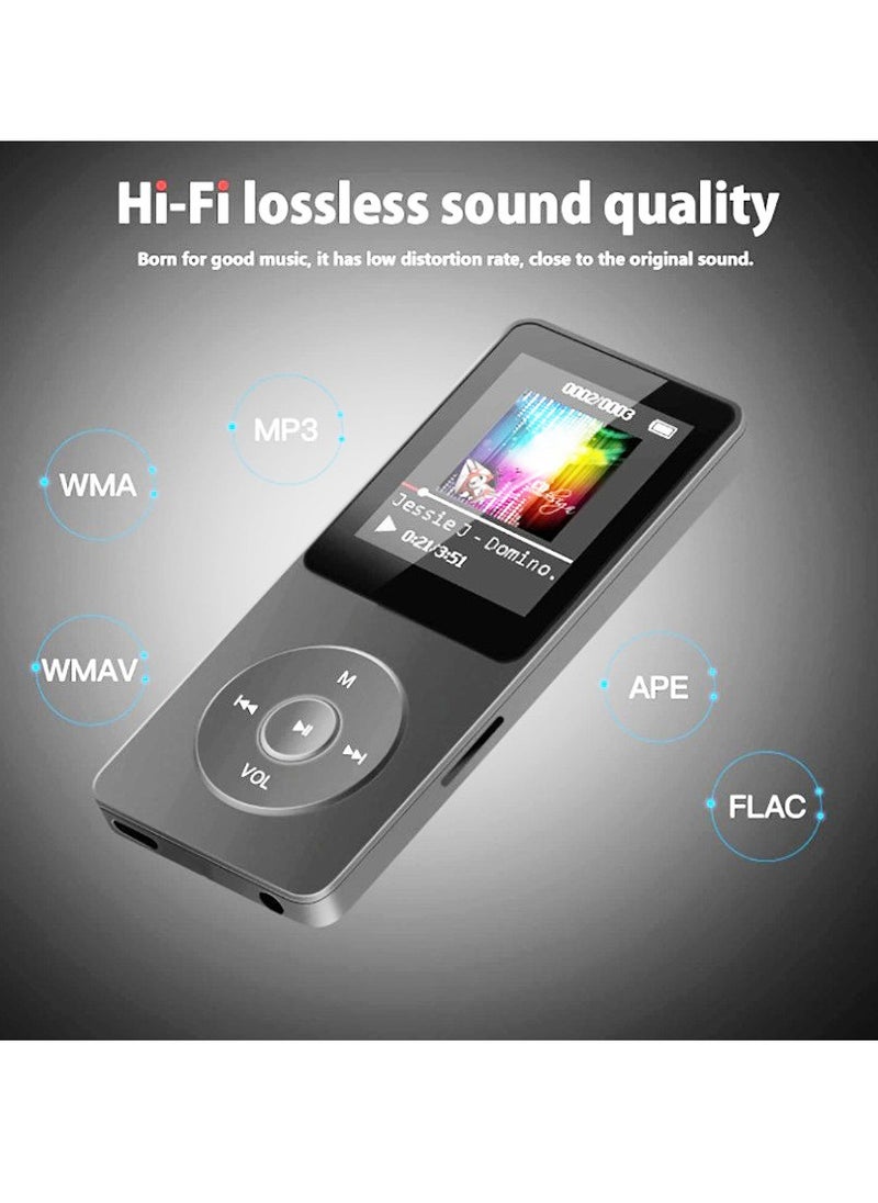 Generic - 16GB Bluetooth MP3 Player Fast Charging Version Expandable Memory Card Music Player FM Recording - Image 1
