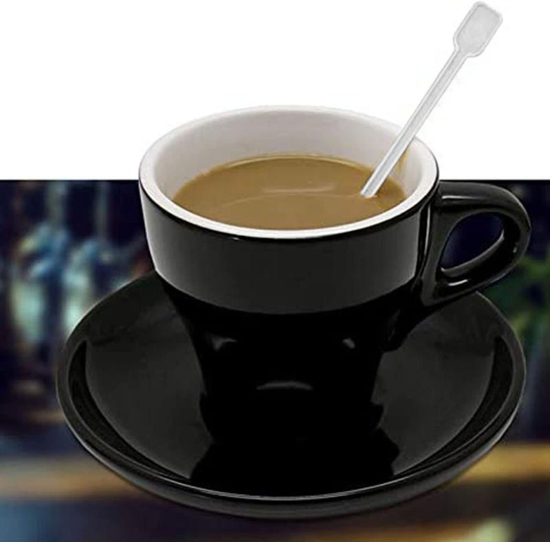 AXLIZER 200PCS Mini Plastic Coffee Blender Spoon & Tea Stirrer - Image 5
