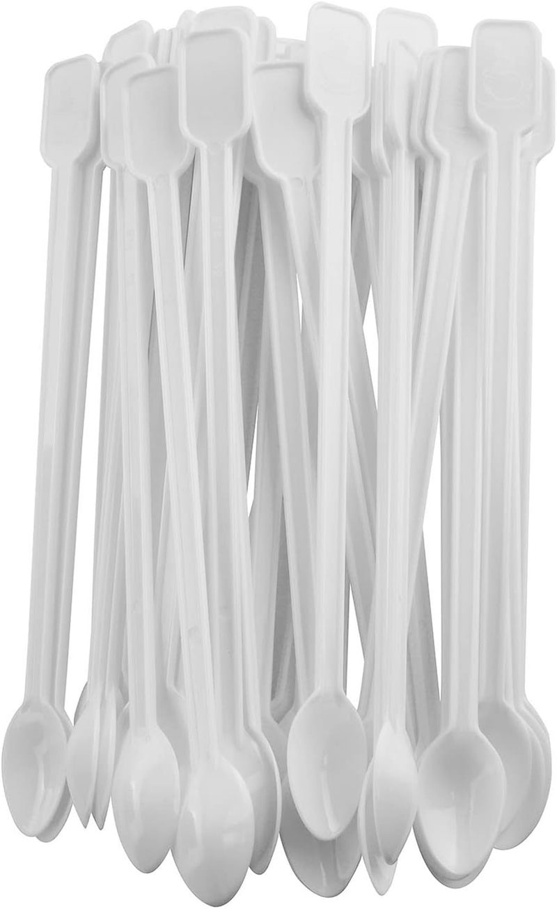 AXLIZER 200PCS Mini Plastic Coffee Blender Spoon & Tea Stirrer - Image 1