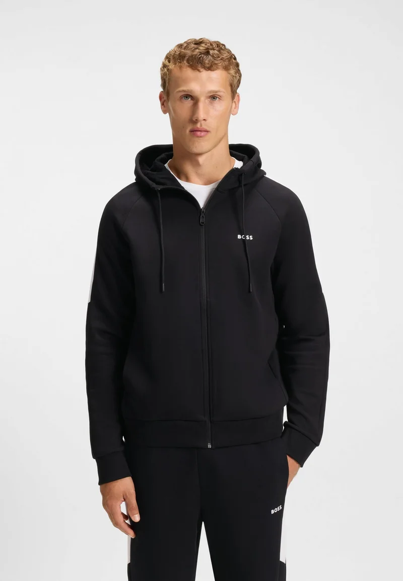 بوس بدلة رياضية قطنية مطاطية بلمسات متباينة