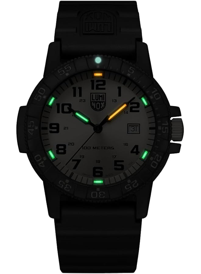 Luminox Leatherback Sea Turtle Giant Xs 0325 Gp Mens Watch 44Mm Gold Black Mens Watches Made In Switzerland - Image 2