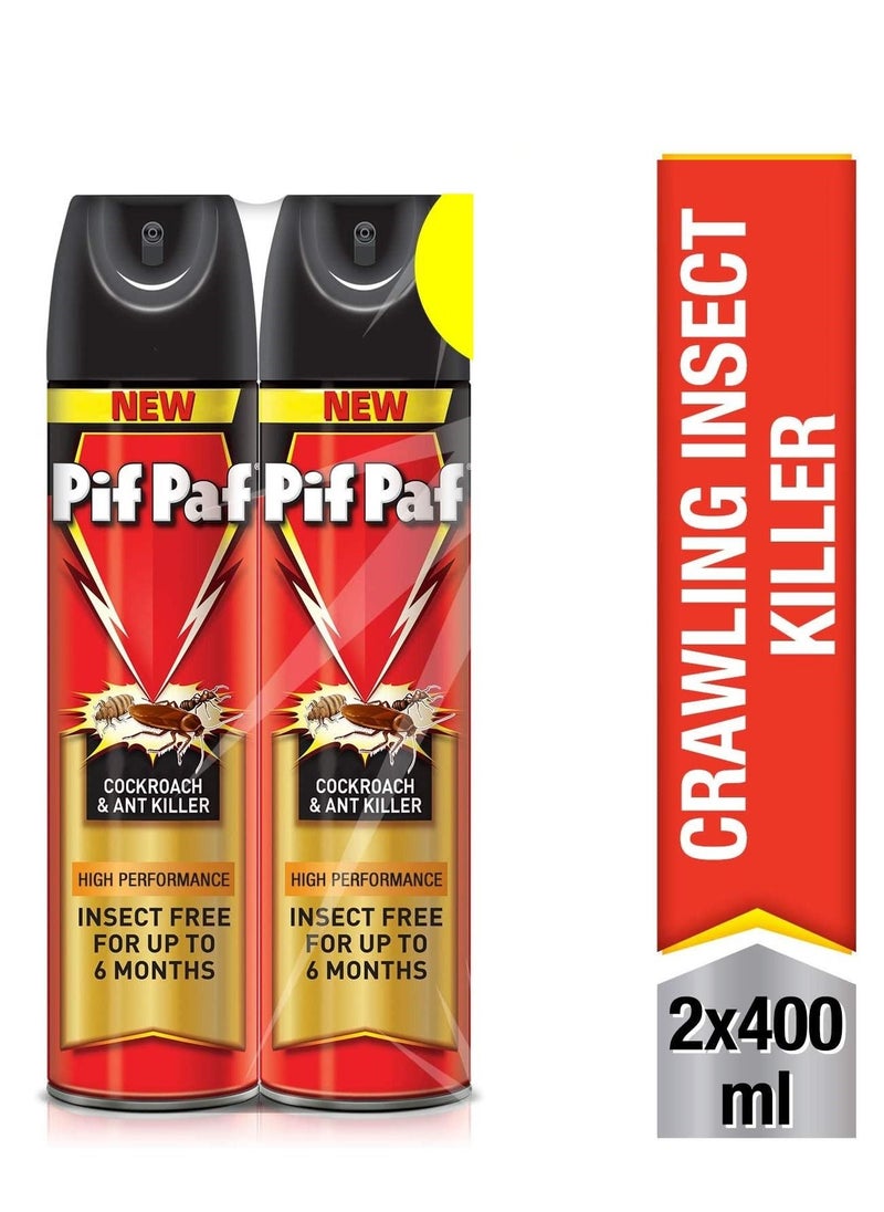 High Performance Cockroach And Ant Killer 400ml Pack of 2