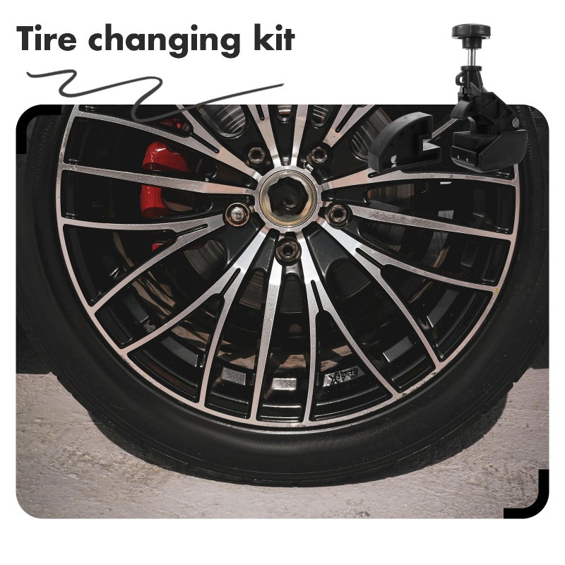 Tire Changing Tool Set, Durable Plastic Material, Easy Grip and Operation - Image 5