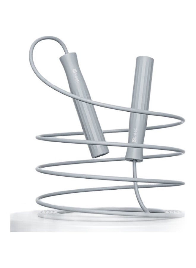 Keep Bearing Jump Rope For Adults, Children, Students, Middle School Exams, Long Rope For Fitness, Weight Loss, Speed Competition, Jd Exclusive, Gray - Image 1