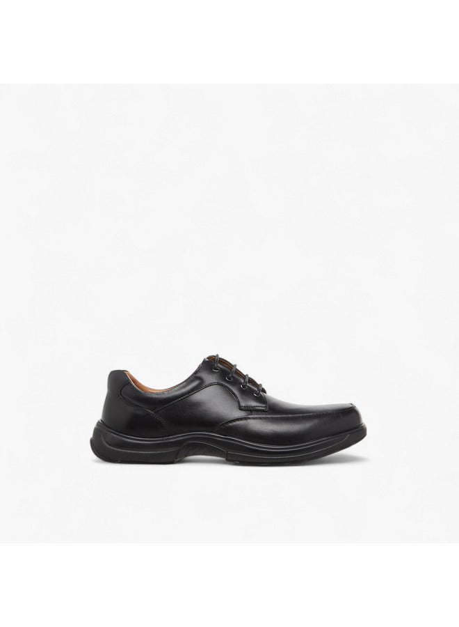 LBL by Shoexpress Men Solid Lace-Up Derby Shoes  - Image 3