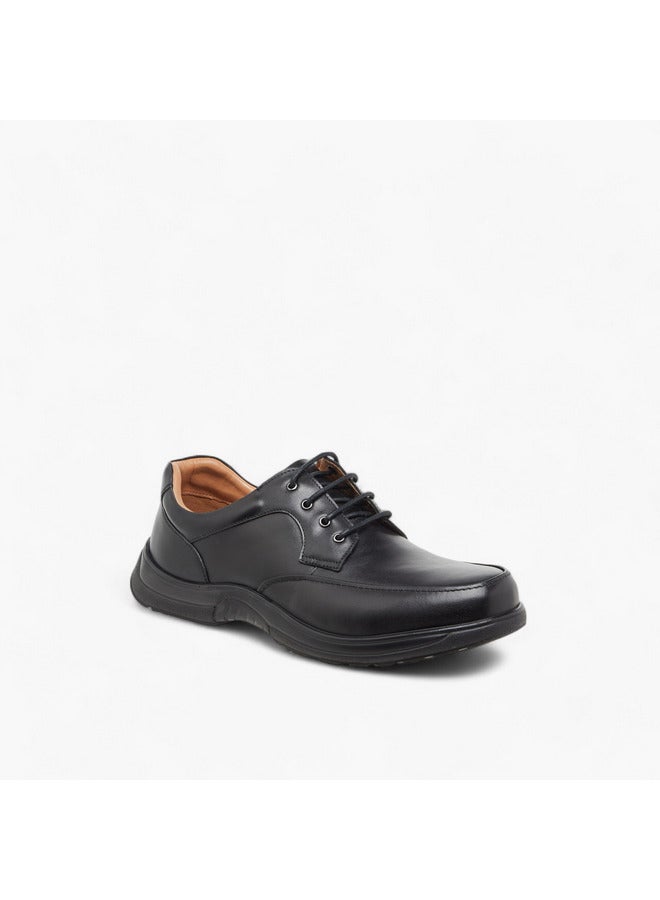 LBL by Shoexpress Men Solid Lace-Up Derby Shoes - Image 2