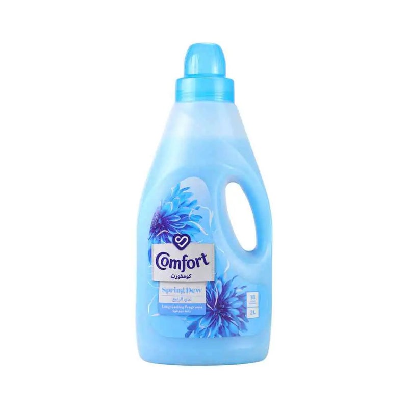 Comfort Spring Dew Long Lasting Fragrance Fabric Softener- 2 Litre - Image 1