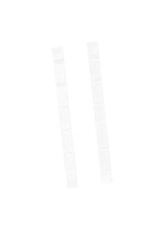 Thoraya 2Pcs Electric Guitar Nut Bone 6 String Pre Slotted Guitar Nut Replacement for Strat White  - Image 5