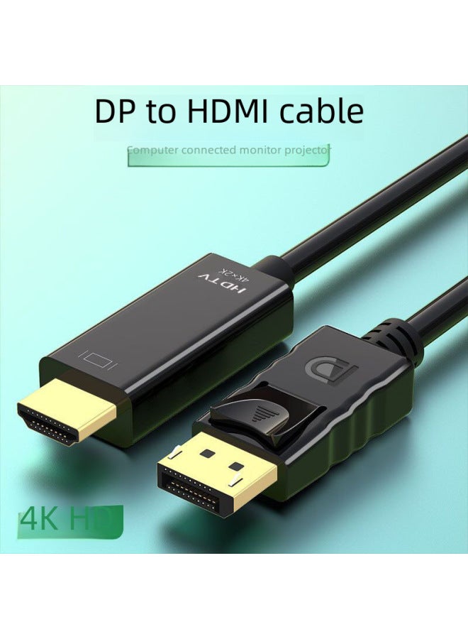 بطاقة رسومات سطح المكتب من DisplayPort إلى HDMI، كابل شاشة 4K، كابل فيديو من DisplayPort إلى HDMI - Image 2