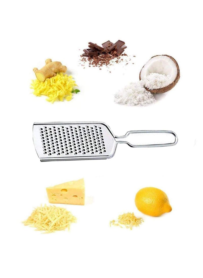 Dream Basket DreamBasket Stainless Steel Cheese Grater Pakkad Pizza Cutter Potato Masher for Kitchen Tool Set  - Image 2