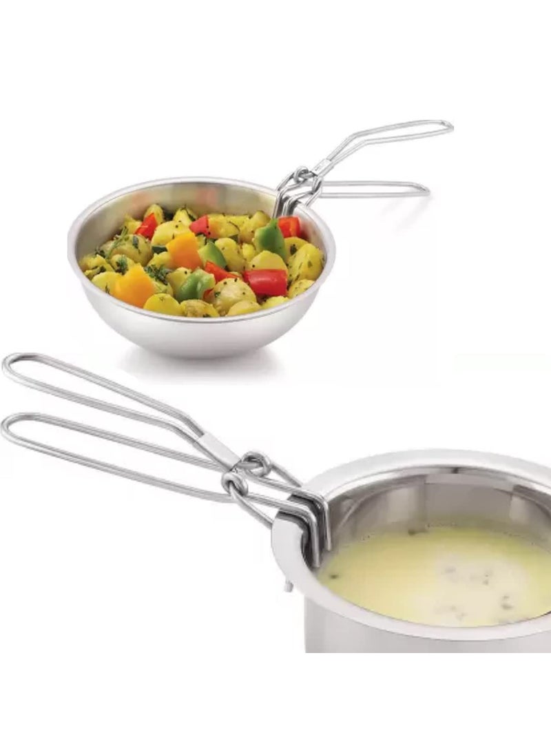 Dream Basket DreamBasket Stainless Steel Cheese Grater Pakkad Pizza Cutter Potato Masher for Kitchen Tool Set  - Image 3