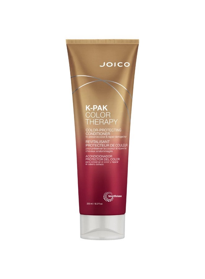 Joico K-PAK Color Therapy Color-Protecting Conditioner | For Color-Treated Hair | Boost Shine & Elasticity | Repair Breakage | Rebuild Damaged Hair | With Keratin & Argan Oil | 8.5 Fl Oz - Image 1