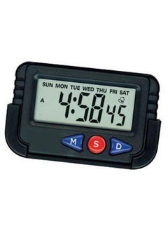 MICRONE MICRONE NAKO Digital LCD Alarm Table Desk Car Dashboard Calendar Clock Timer Stopwatch for Car  - Image 1