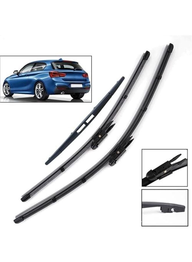 BMW 1 Series F20 F21 Front Rear Windshield Wiper Blades Set 2011 2017 - Image 4