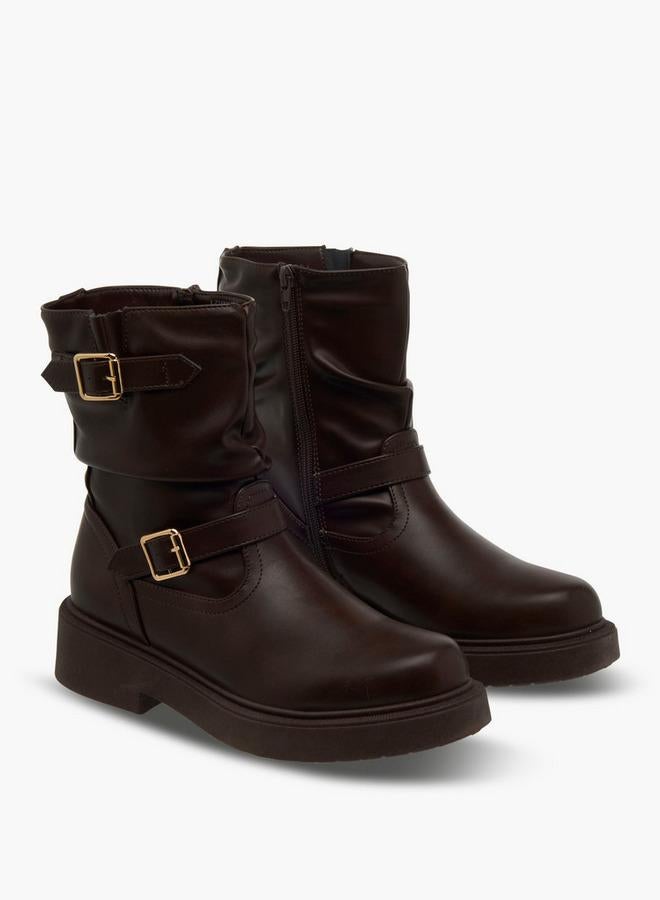 Flora Bella By Shoexpress Women Zip Closure Ankle Boots - Image 2