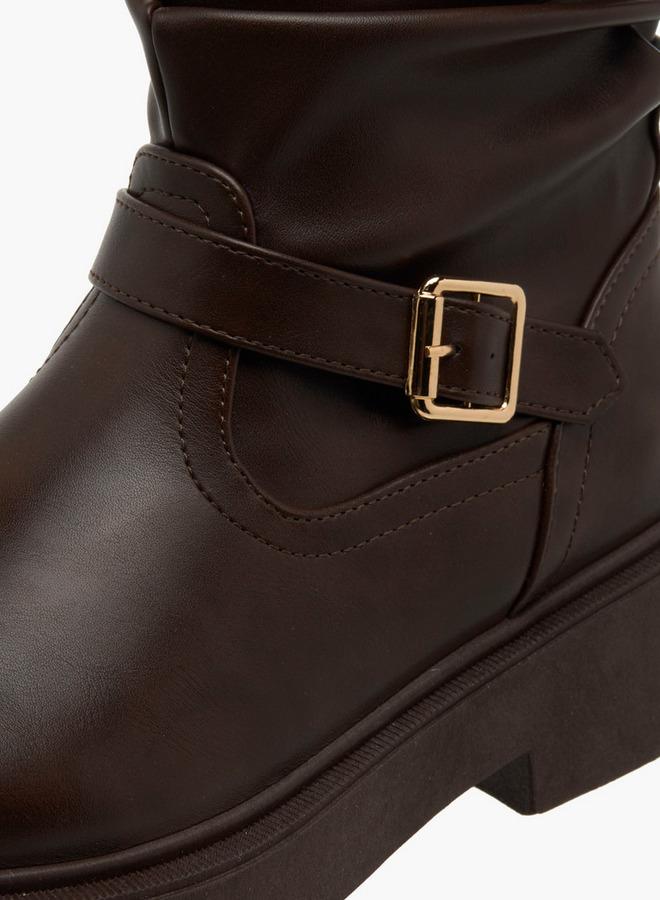 Flora Bella By Shoexpress Women Zip Closure Ankle Boots - Image 4