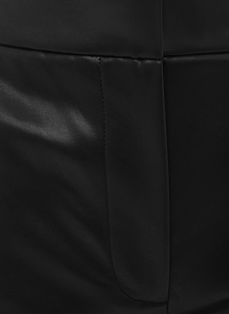 Lichi  Straight-leg vegan-leather pants for Women | Best Price UAE