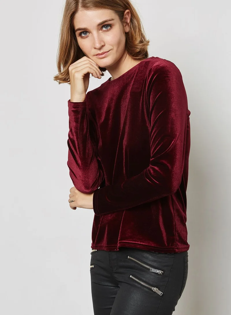 VERO MODA Velvet Top