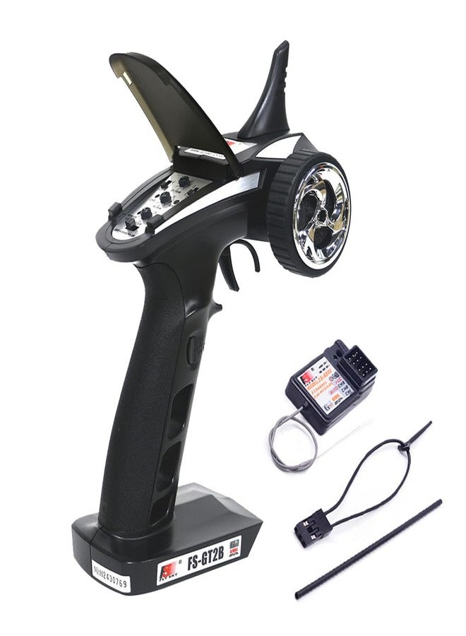 GoolRC Flysky FS-GT2B 2.4G 3CH Radio Model Remote Control Transmitter & Receiver for RC Car Boat - Image 1