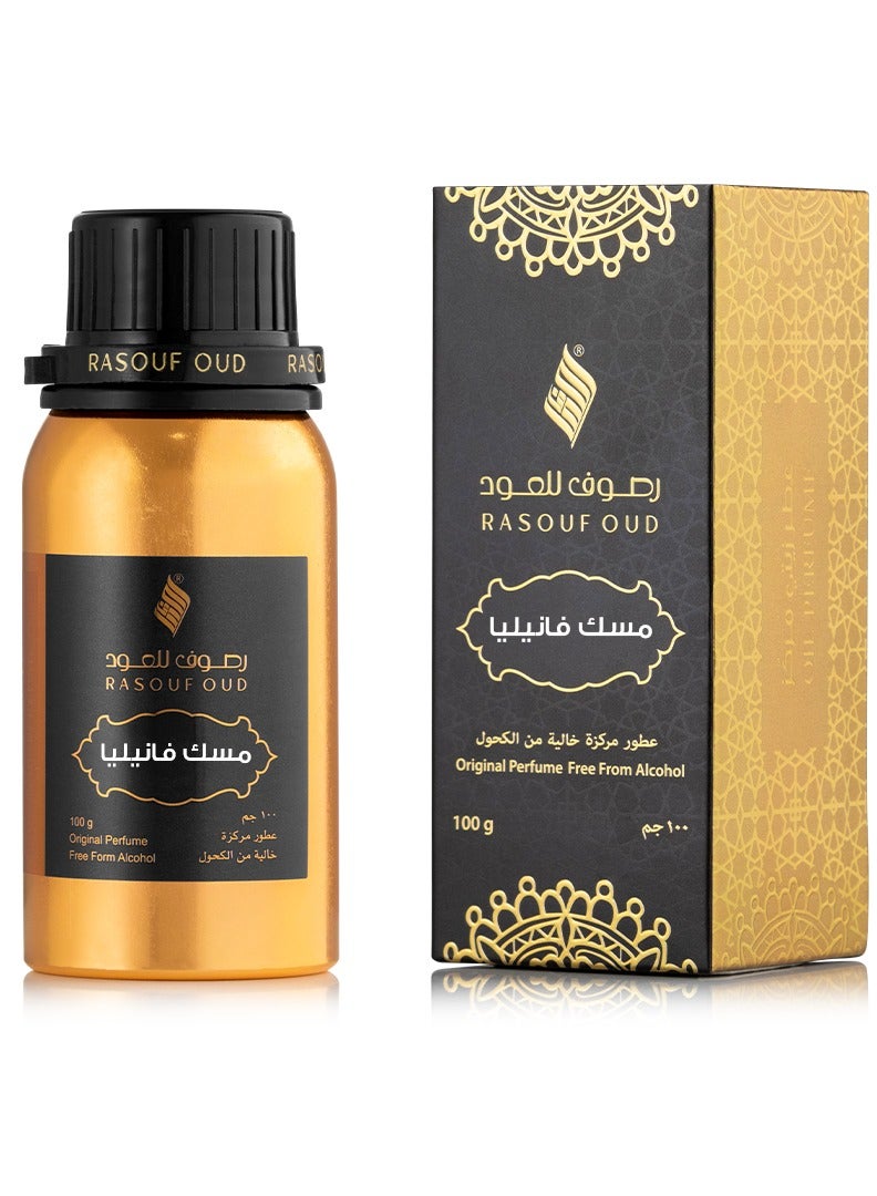 RASOUF Musk Vanilla Scented Oil Perfume - 100g - Image 2