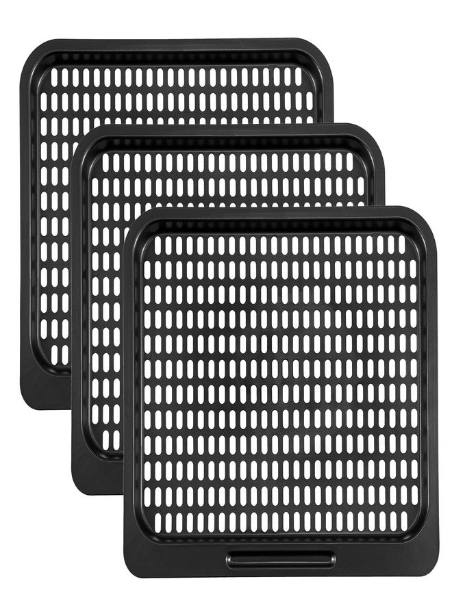 Croask Cooking Tray for Instant Vortex Plus 10 Quart Air Fryer,3 Pcs Replacement Parts for Innsky 10.6 Qt Oven,Nonstic Cooking Rack,Air Fryer Replacement Parts and Accessories - Image 1