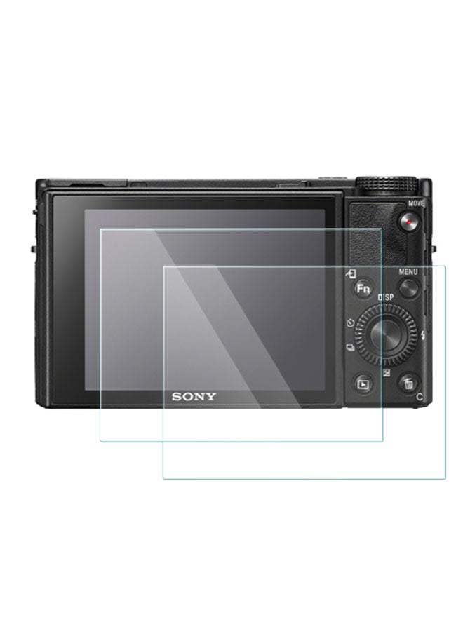 SJet 2 PACK Screen Protector for Sony RX100M7 DSC-RX100M7 RX100 VII , 0.3mm 9H Hardness Tempered Glass Cover Anti-Scrach Anti-Bubble  - Image 1