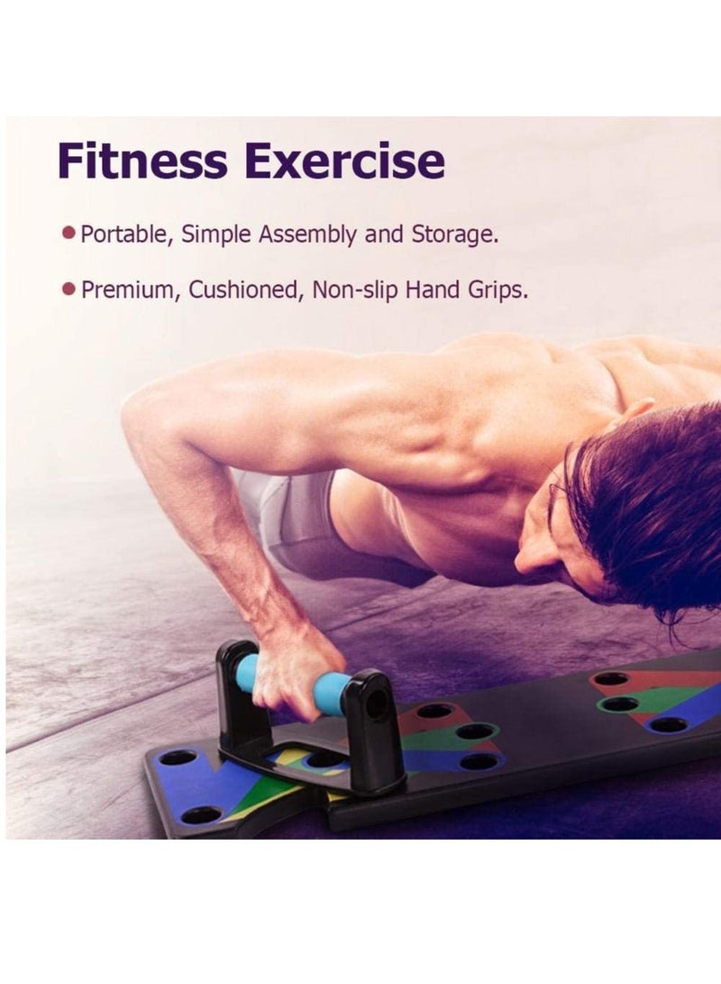 GENNEXT Push Up System Fitness Workout Training Gym Exercise Stands - Image 3