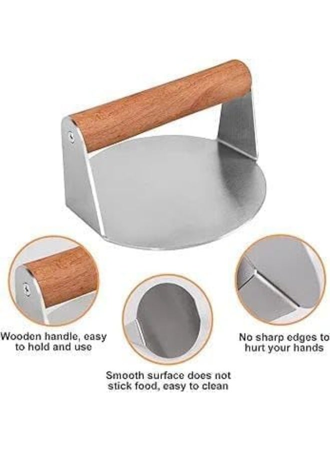 Multi-purpose burger forming tool – Easy burger mold – Practical design for making even burger patties at home - Image 3