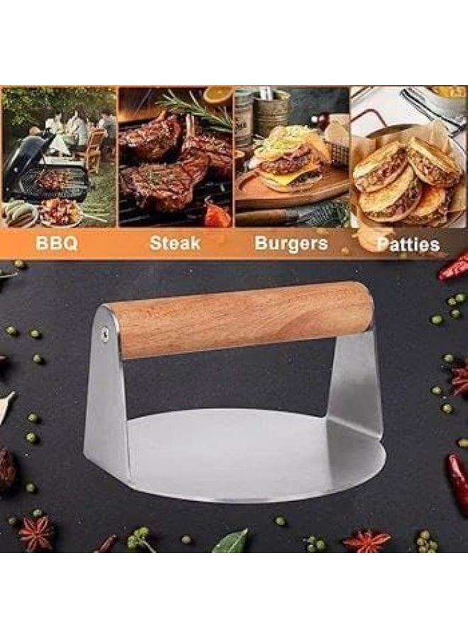 Multi-purpose burger forming tool – Easy burger mold – Practical design for making even burger patties at home - Image 4