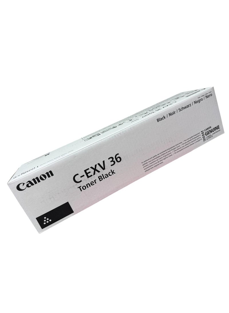 Canon Toner C-EXV 36 55,000 Pages yield / IR6055/IR6065/IR6075/IR6255/IR6565/IR6575/IR6255/IR6265 | Black - Image 1