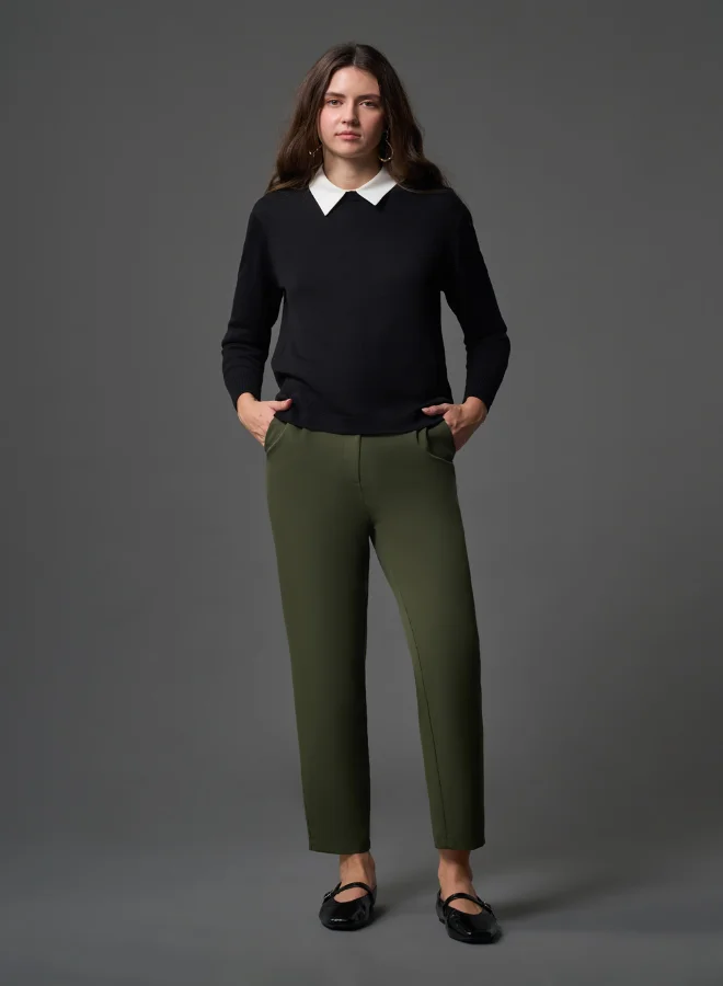 ميزال MIZALLE BASIC DOUBLE ELASTIC TROUSERS