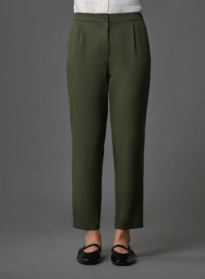 ميزال MIZALLE BASIC DOUBLE ELASTIC TROUSERS