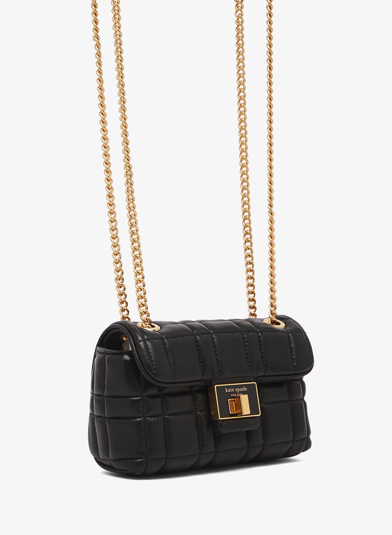 كيت سبيد حقيبة كتف بغطاء بتفاصيل شعار - Image 3