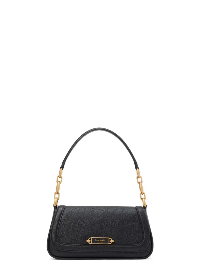 Logo Detail Flap Over Shoulder Bag