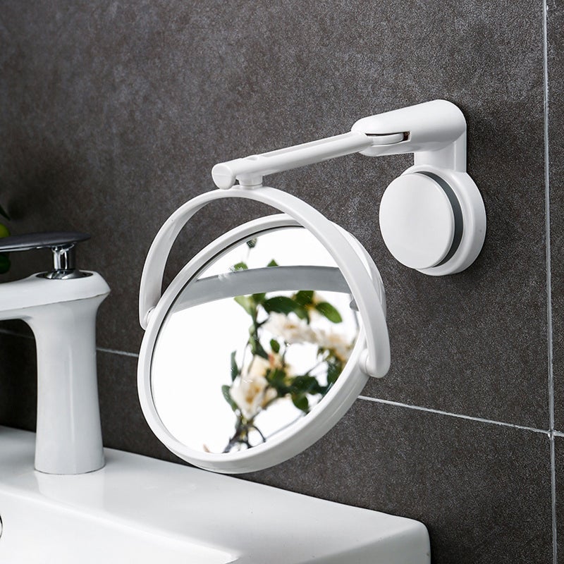 🚽 مرايا حمام قابلة للطي بتصميم دوار من مادة ABS وزجاج مصنع بدقة - Image 3