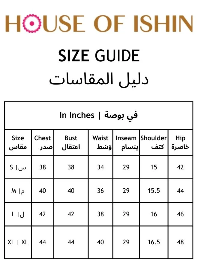 آي شين Straight Fit Printed Pattern Round Neck Three-Quarter Sleeves Navy Colour Knitted Cotton Kurta Set for Women with Semi Elastic Closure - Designed with Style and Comfort