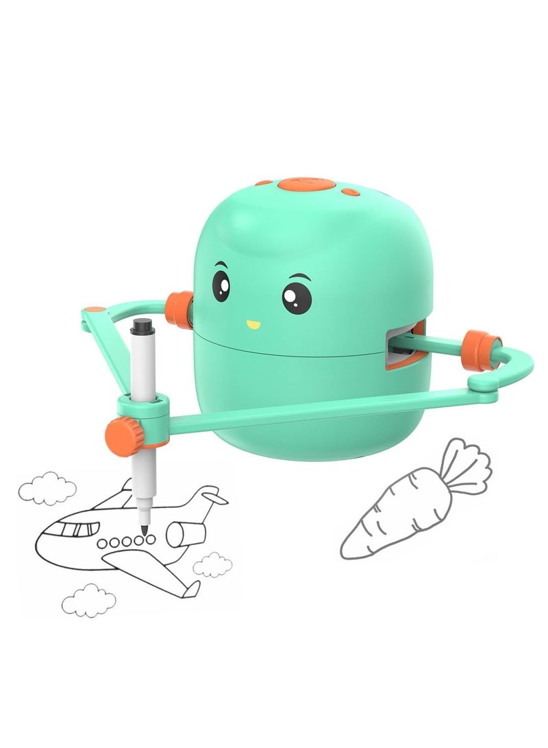 XICEN Interactive Drawing Robot for Kids, Robot Toy with Voice Interaction Function, Children's Learning and Educational Toys, Equipped with 100 Words Cards  - Image 1