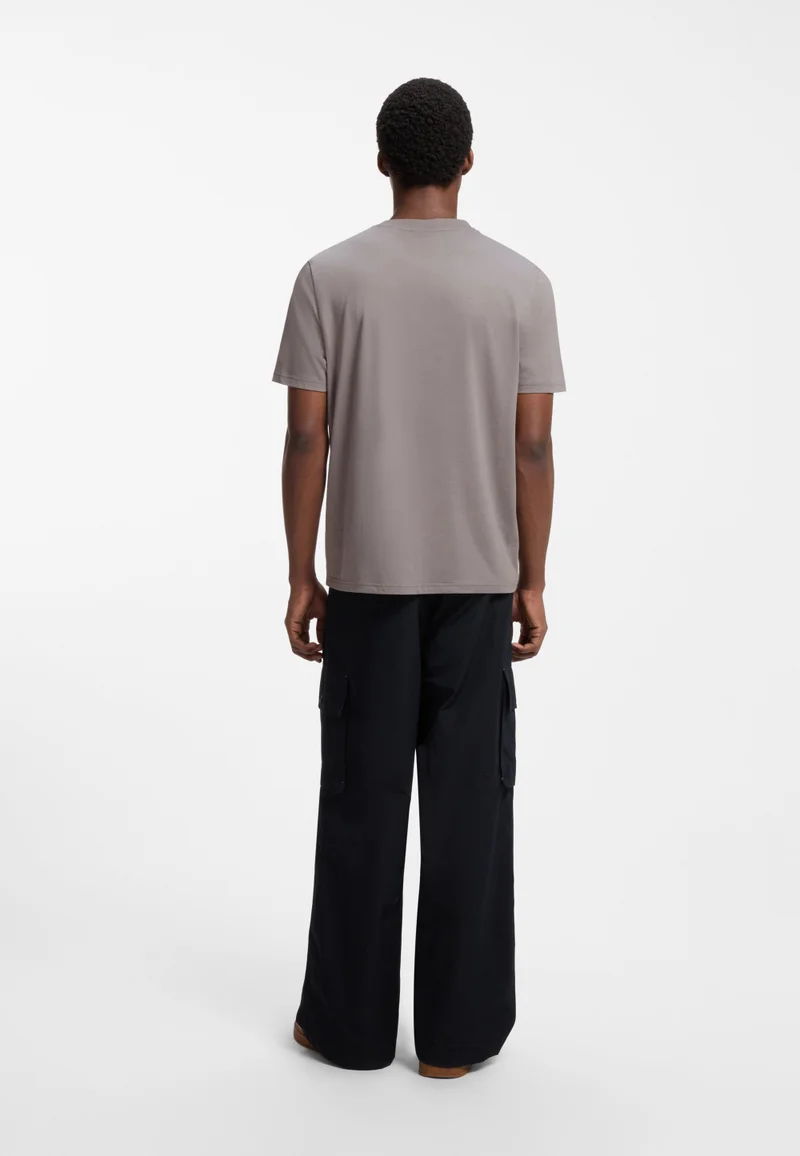 HUGO Cotton T-shirt with logo print