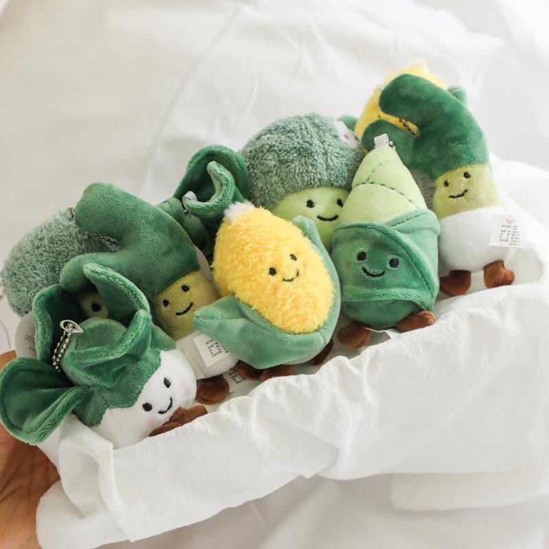 Creative Vegetable Plush Keychain Pendant - Image 1