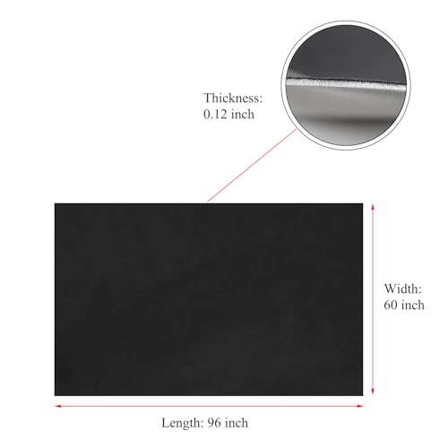 TuhooMall Black Suede Headliner Fabric with Foam Backing - Car/Truck/SUV/RV Roof, Home Repair/DIY Headliner Material - Image 3