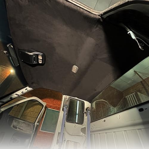 TuhooMall Black Suede Headliner Fabric with Foam Backing - Car/Truck/SUV/RV Roof, Home Repair/DIY Headliner Material - Image 4
